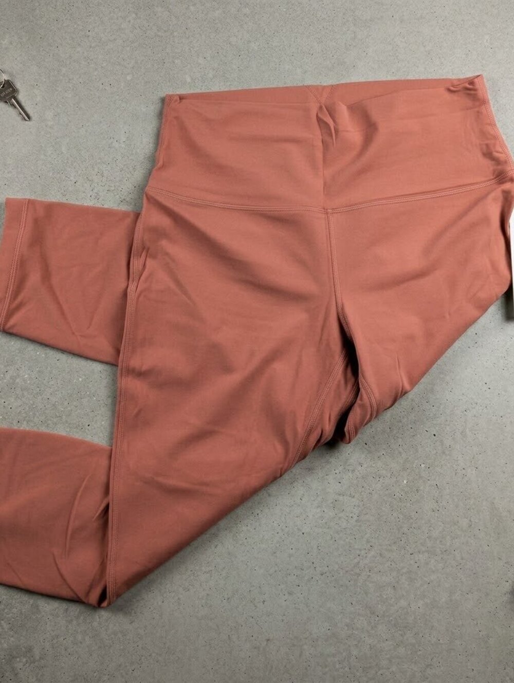 NWT Lululemon Align HR Crop 23 Pink Savanna Size 12 Pilates Princess Balletcore